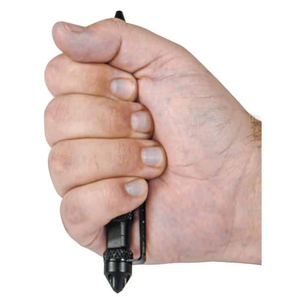 Tactical Black Twist Pen with Extra Refill - Image 3